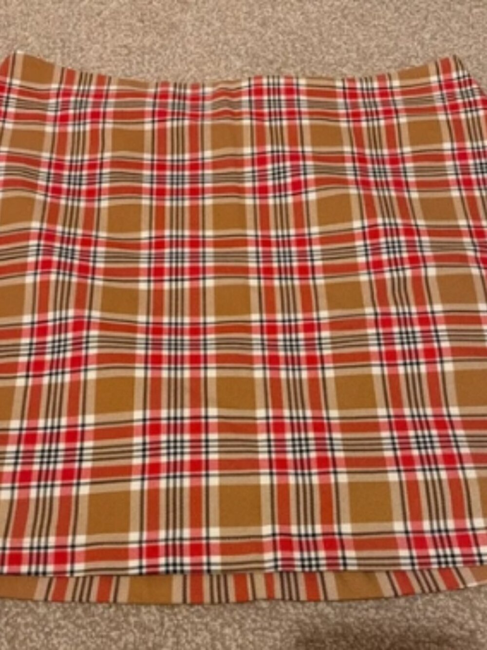 MONKI Classic Checkered Short Skirt